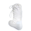 Genuinas botas militares italianas de nieve calentando la retención de calor de la parte superior blanca nueva