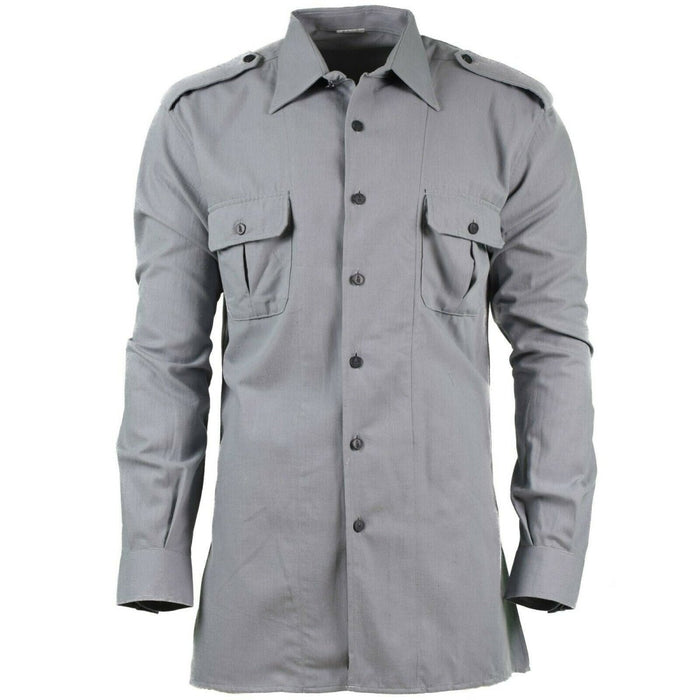 Camisa genuina de los Rangers italianos camisas grises de manga larga NUEVO - GoMilitar