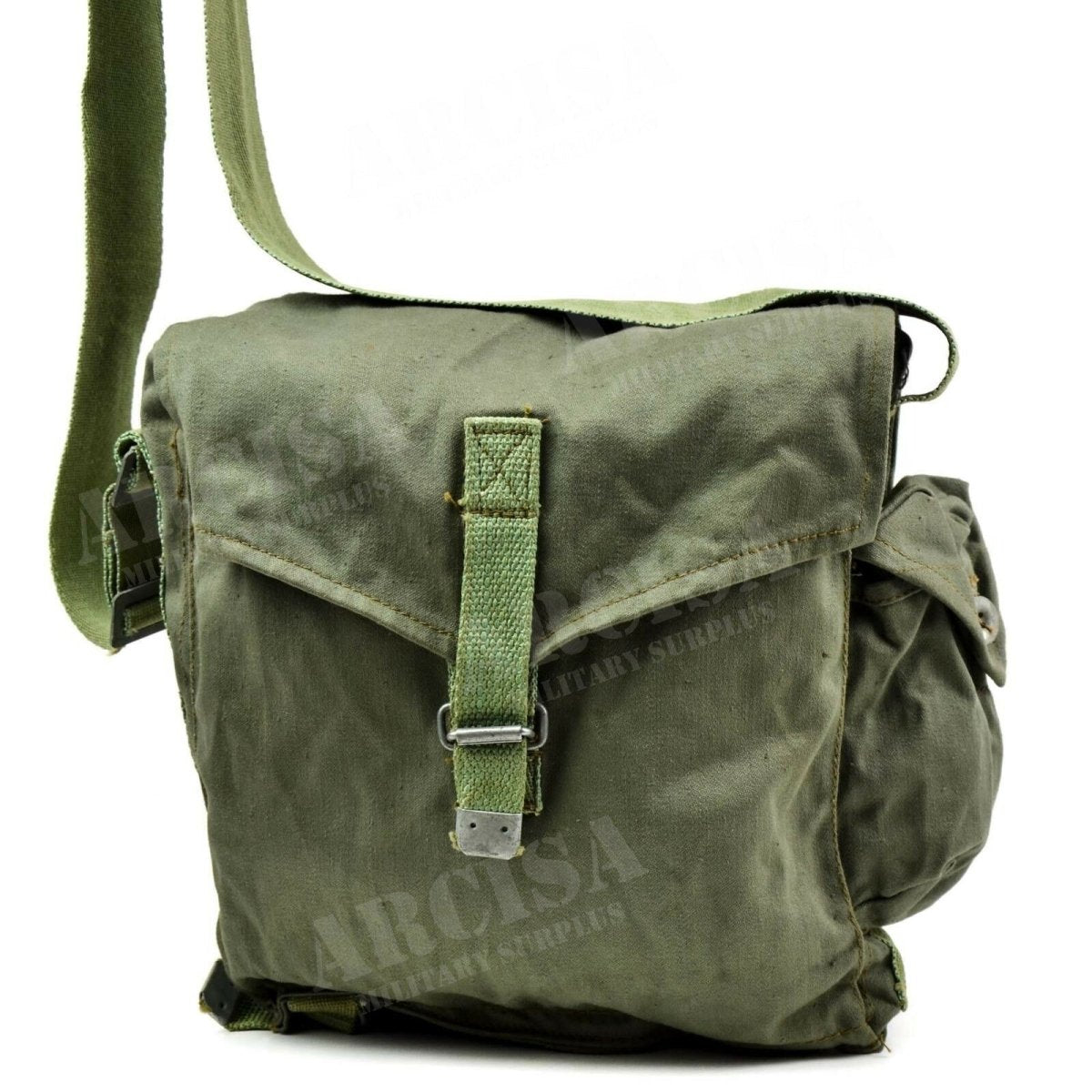 Máscara de gas de la era militar polacas genuinas polacas OM-14 Carrying Bag Shoulder Pouch