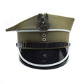 Hombo de visera militar polaco genuino Oficial del Ejército de Polonia Peaked Eagle Cockade NUEVO