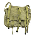 Bolsa de pan de ejército rumano genuino excedente militar lienzo de oliva havversack od nuevo