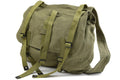 Bolsa de pan de ejército rumano genuino excedente militar lienzo de oliva havversack od nuevo