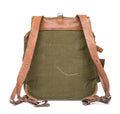 Bolsa de mochila del ejército rumano genuino excedente militar OD Correa de hombro lienzo