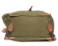 Bolsa de mochila del ejército rumano genuino excedente militar OD Correa de hombro lienzo