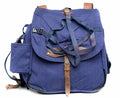 Genuino ejército rumano Rucksack Excedente militar de lienzo azul Haversack Bag NUEVO