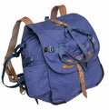Genuino ejército rumano Rucksack Excedente militar de lienzo azul Haversack Bag NUEVO