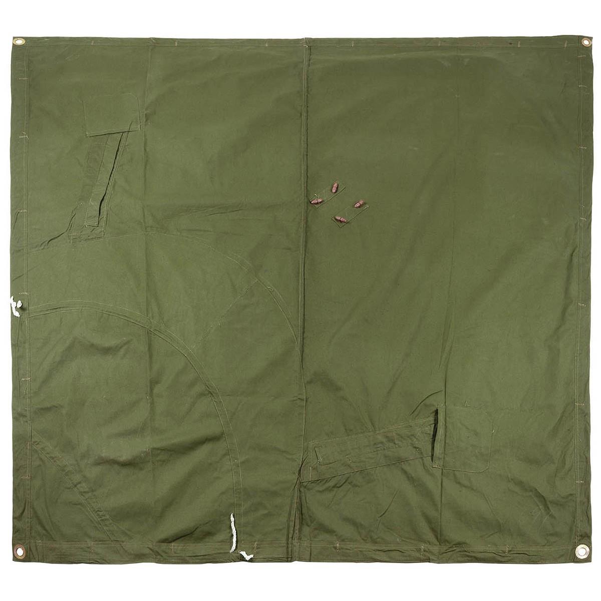Refugio genuino del ejército rumano impermeabilizan la carpa de la carpa oliva poncho 180x180cm