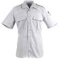 Camisa de policía española genuina camisa gris militares de mangas cortas nuevas