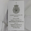 Camisa de policía española genuina camisa gris militares de mangas cortas nuevas