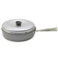 Genuino ejército de Suecia Trangia frypan tapa 726 sartén de desorden de acero inoxidable