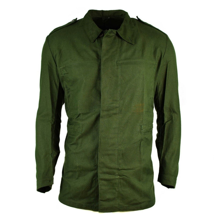 Auténtica chaqueta de combate táctica verde del ejército sueco excedente de emisión militar de Suecia - GoMilitar