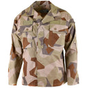 Genuine Swedish army M90 jacket Desert camo field troops lightweight shirt NEW - GoMilitar