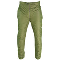 Pantalones del ejército sueco genuino aislados Pantalones térmicos verdes