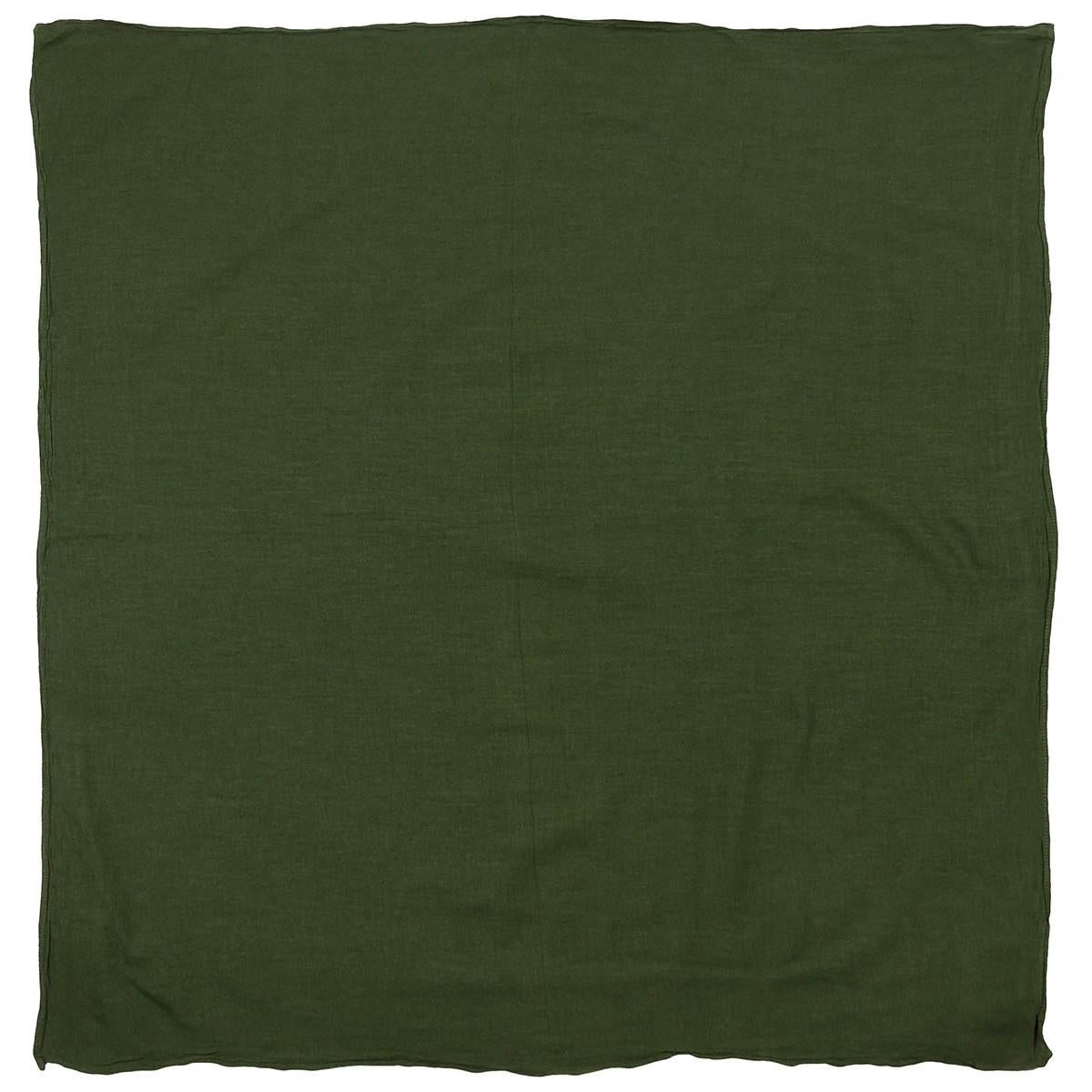 Genuine sueco Bandana Bandana Buff de 80x80cm Green Ligero ligero Nuevo
