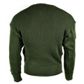 Suéter militar genuino jersey de lana verde suéter de cremallera completa nueva
