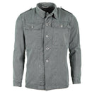 Genuine Swiss army work jacket denim military jacket grey vintage surplus - GoMilitar