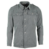 Jaqueta de trabajo del ejército suizo genuino chaqueta militar de mezclilla gris vintage excedente