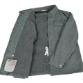Jaqueta de trabajo del ejército suizo genuino chaqueta militar de mezclilla gris vintage excedente