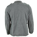 Jaqueta de trabajo del ejército suizo genuino chaqueta militar de mezclilla gris vintage excedente