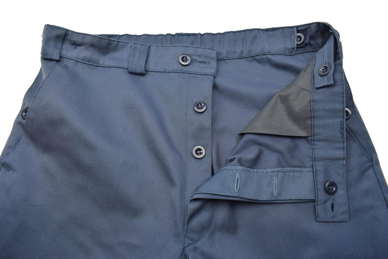 Pantalones de defensa civil suiza genuina Pantalones azules Combate Suiza Militara nueva