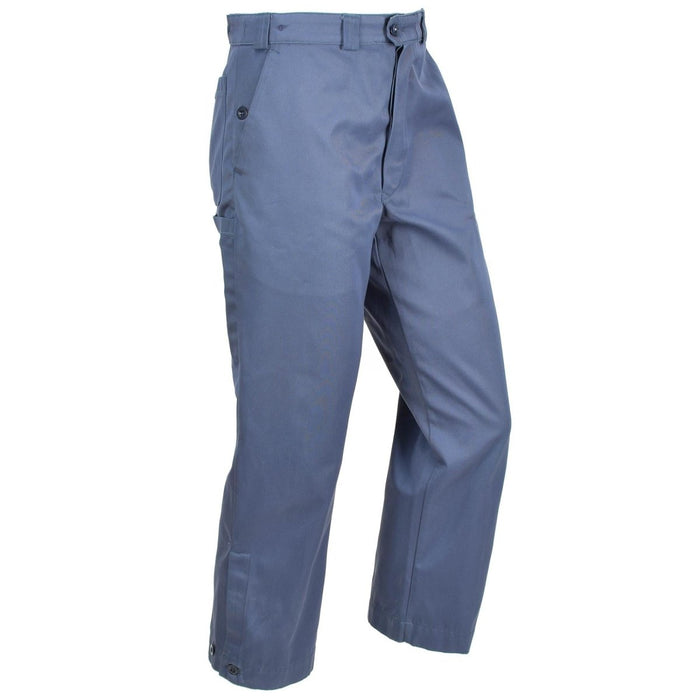 Pantalones de defensa civil suizos genuinos Pantalones azules Combate Suiza Militar NUEVO - GoMilitar