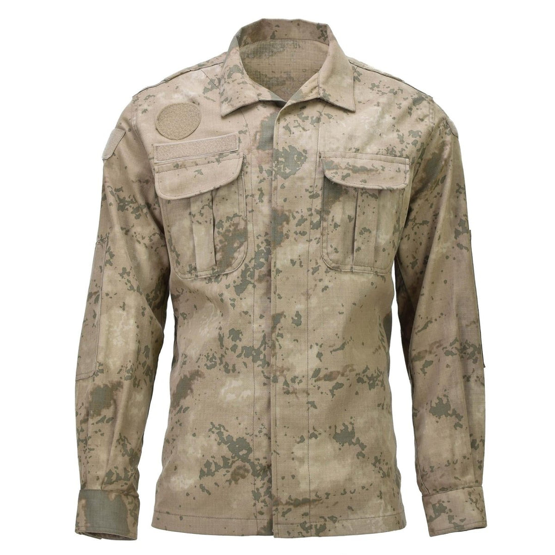 Genú de la chaqueta de uniforme del ejército turco Ripstop Ripstop reforzado M2018 CAMO