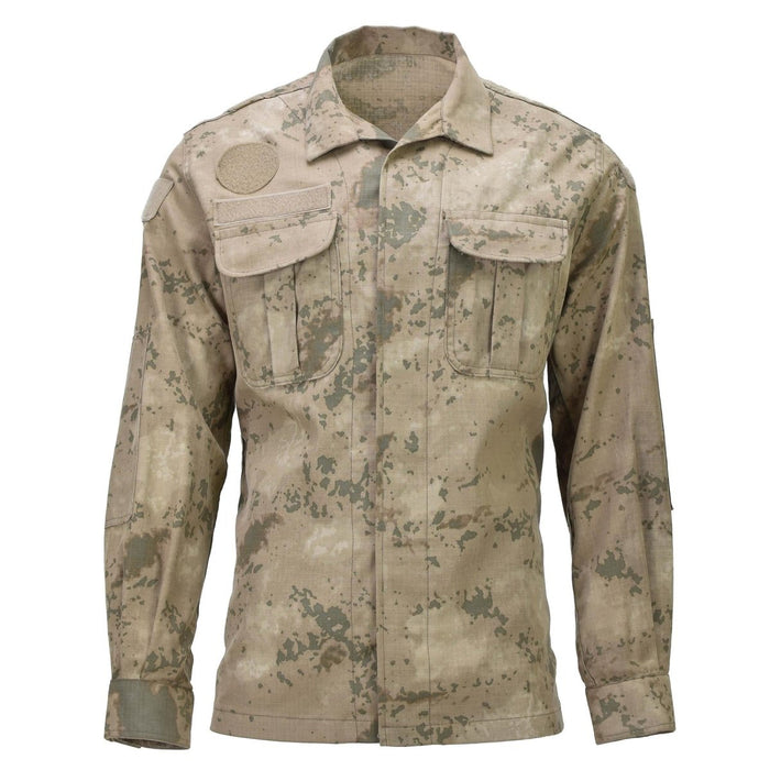 Chaqueta de uniforme genuina del ejército turco Codos reforzados RipStop M2018 Camo - GoMilitar