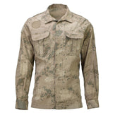 Genú de la chaqueta de uniforme del ejército turco Ripstop Ripstop reforzado M2018 CAMO