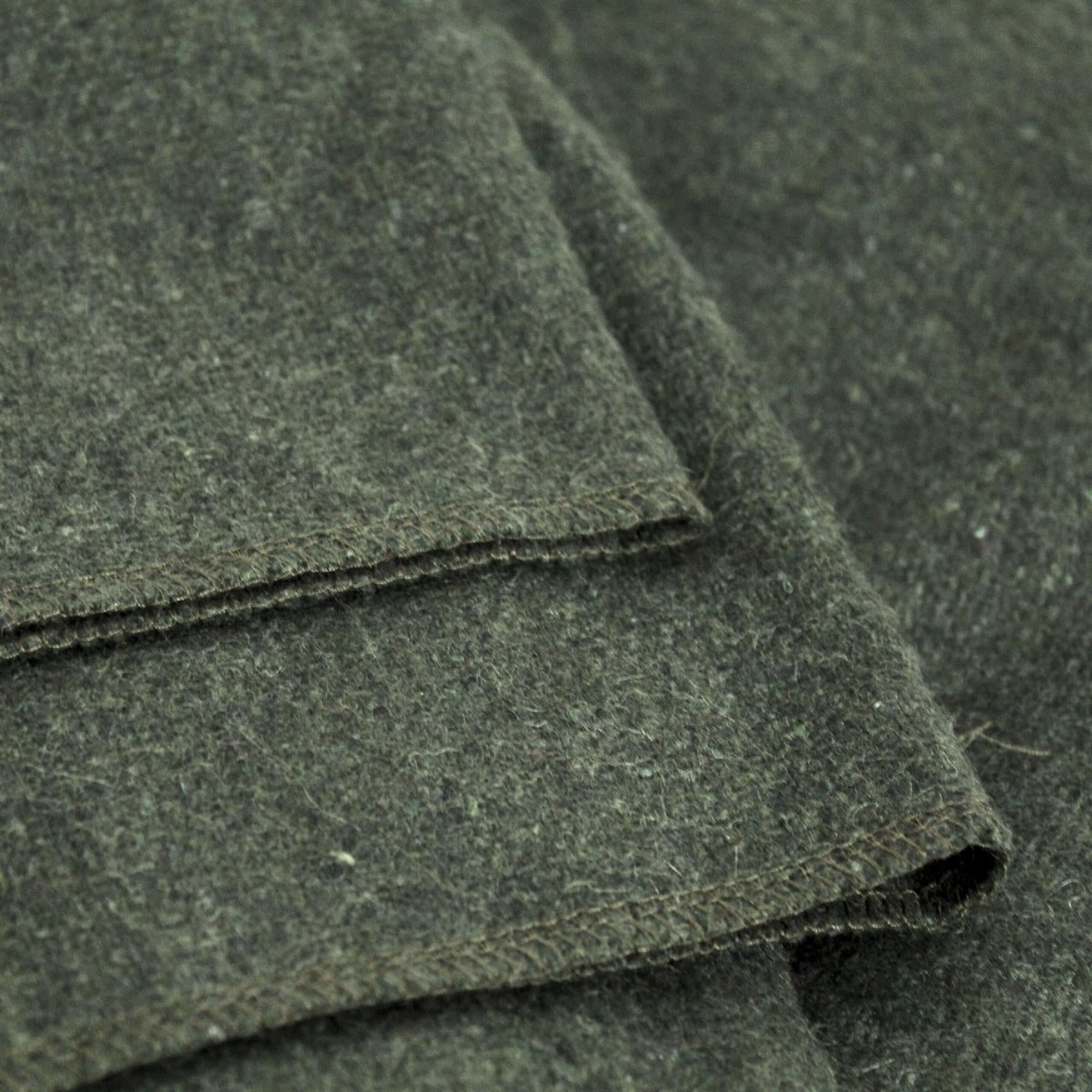 Genuina manta del ejército de los EE. UU. Lanar Militar Green Vintage Bed Sheet nueva