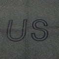 Genuina manta del ejército de los EE. UU. Lanar Militar Green Vintage Bed Sheet nueva