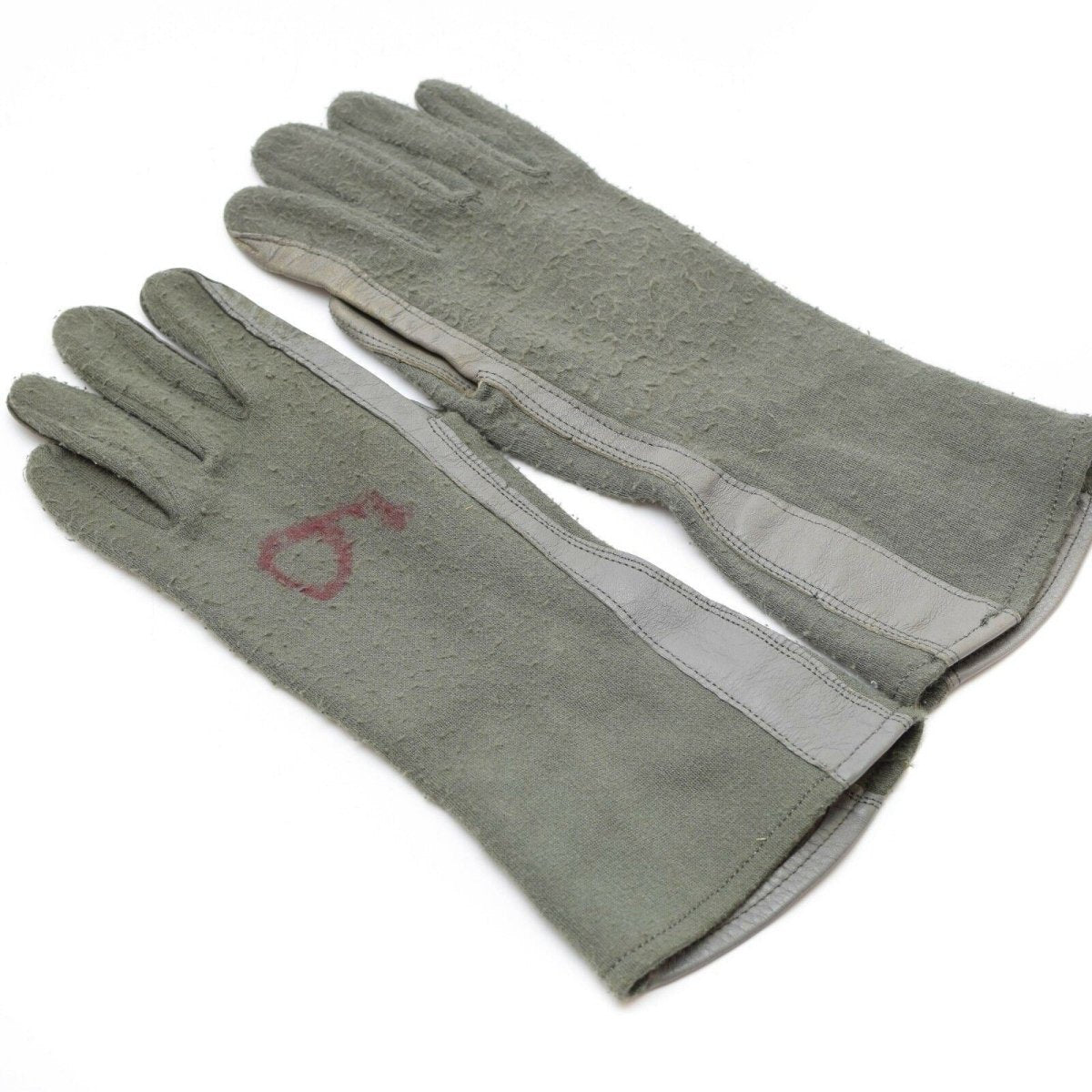 Guantes de combate genuinos del ejército de los EE. UU. Fibra de aramida de cuero Fuerza Aérea Militar Nomex Od