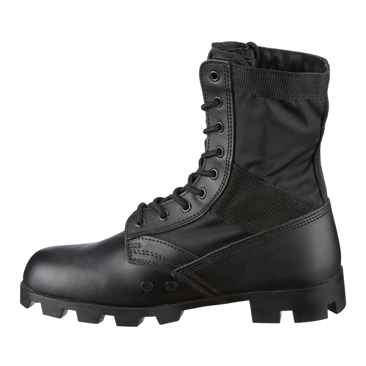 Botas de cuero negras de la jungla de EE. UU.