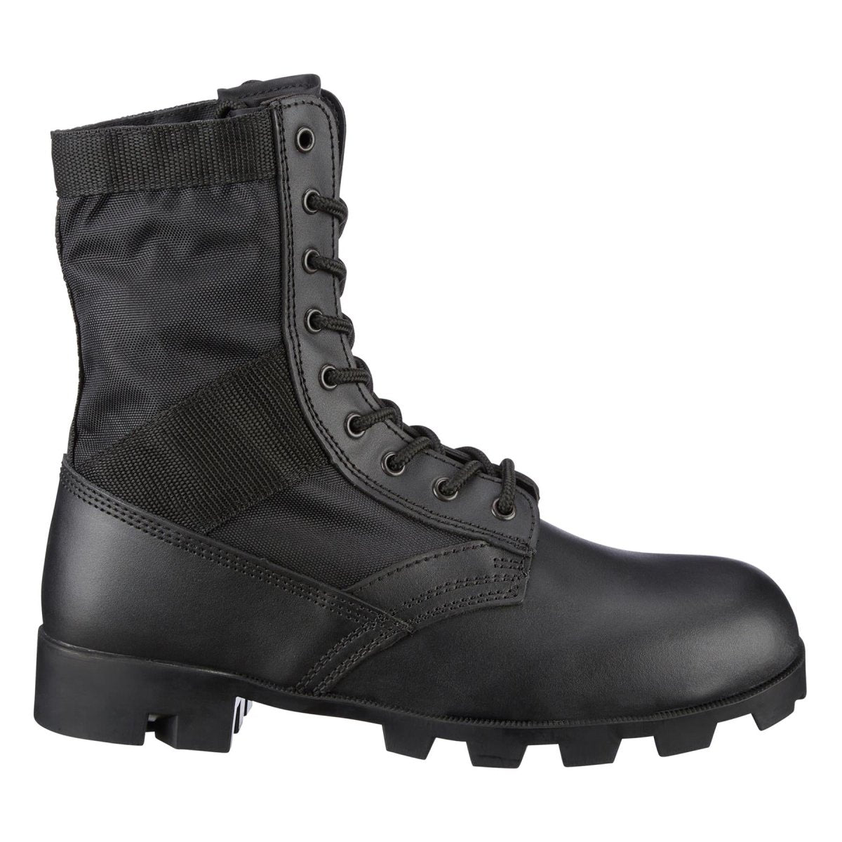 Botas de cuero negras de la jungla de EE. UU.