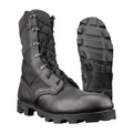 Botas de cuero negras de la jungla de EE. UU.