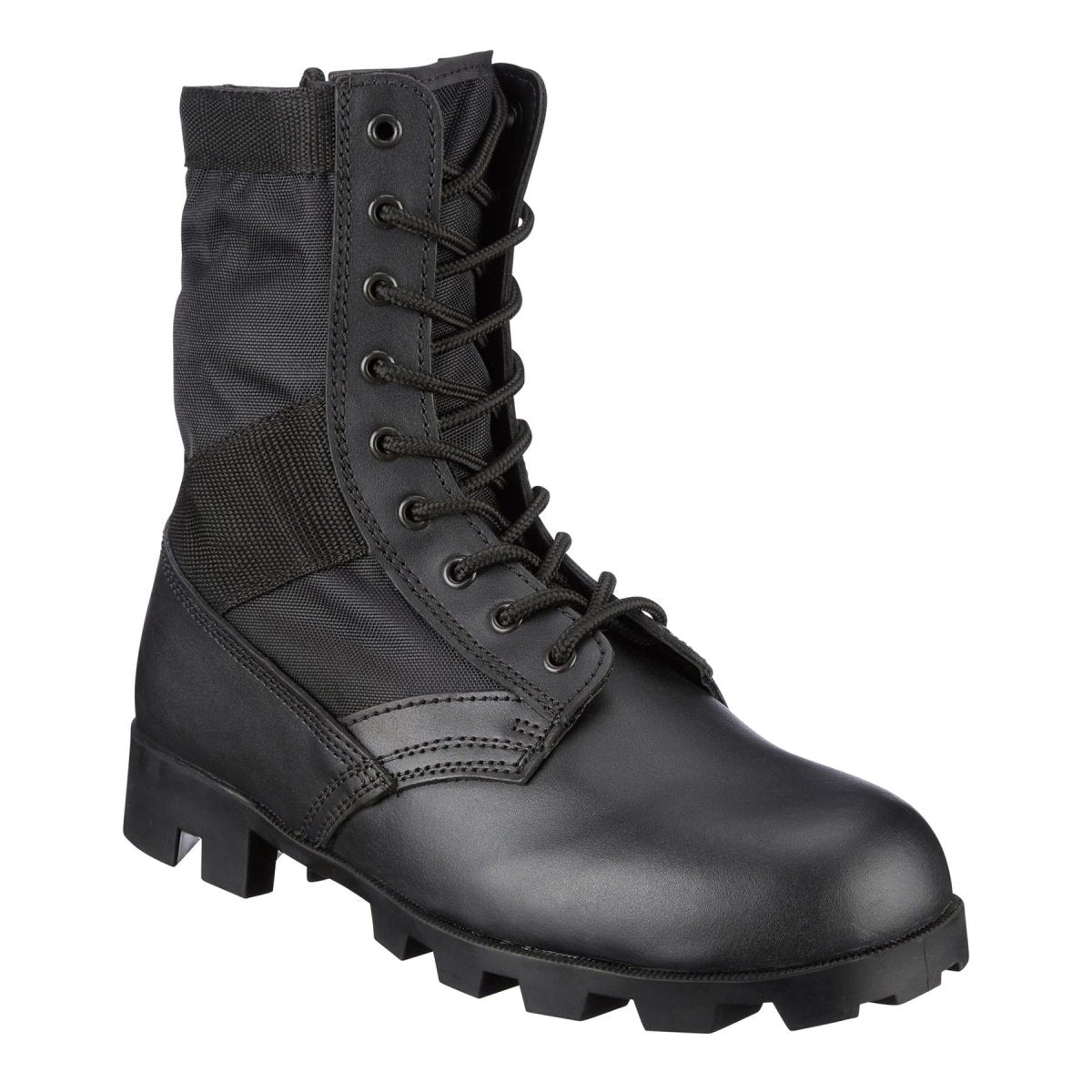 Botas de cuero negras de la jungla de EE. UU.