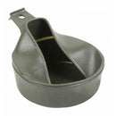 Genuine Wildo collapsible foldable camping cup in dark green, compact and lightweight for outdoor use.