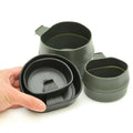 Genuine Wildo Wildo Brand Plegable Plegable Camping Cup Bushcrafter Ligero nuevo