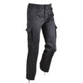 Pantalones de piel de molas de estilo militar alemán los pantalones de uniformes de combate negro
