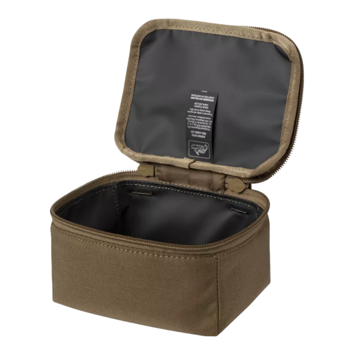Helikon-Tex 1L Caja de municiones Cordura YKK Zip Tiro Bolsa táctica