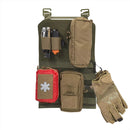 Helikon Tex Mochila Panel Organizador MOLLE Hook Loop Shadow Grey