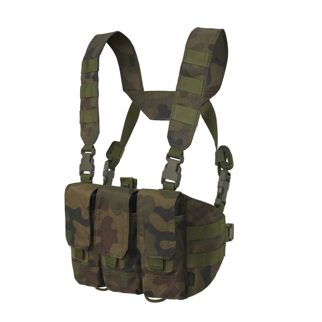 Helikon-Tex Chicom Equipo de pecho táctico ajustable Harrnes Woodland Camo