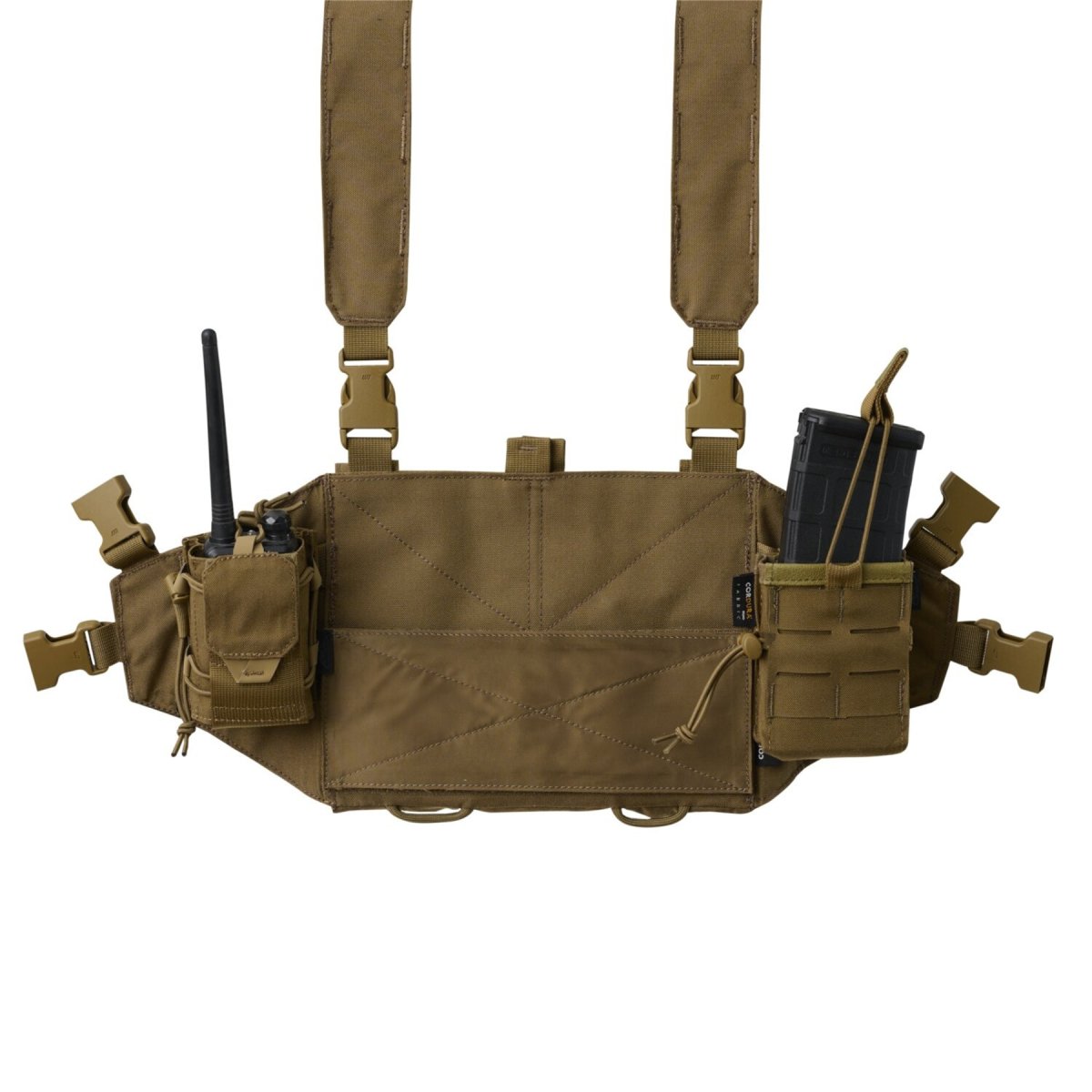 Helikon-Tex Chicom Equipo de pecho táctico ajustable Harrnes Woodland Camo