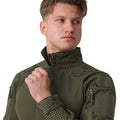 Helikon-Tex MCDU Camisa de combate Refuerzo de codo Ripstop Woodland Camo