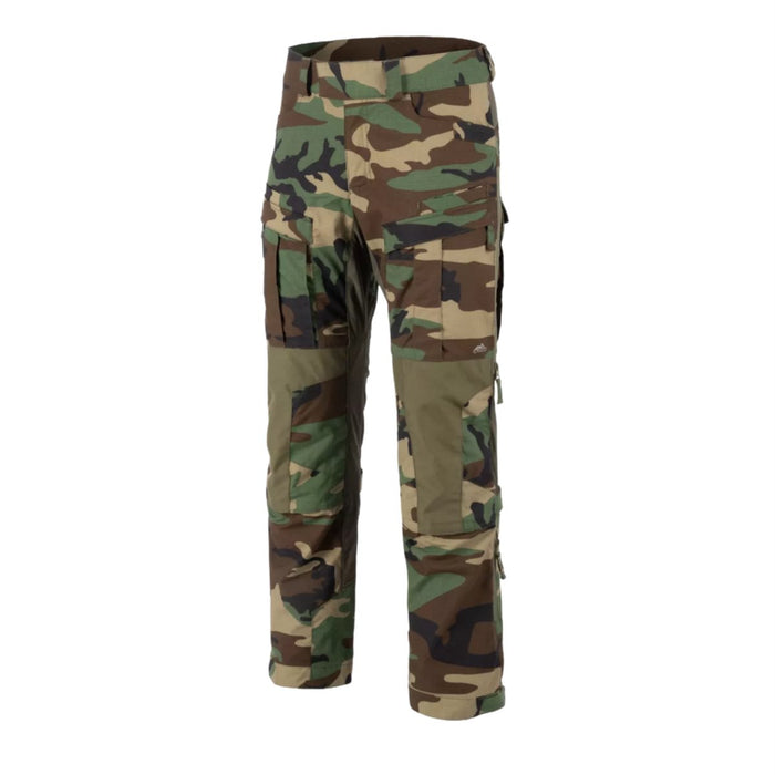 Helikon - Tex MCDU Pantalones Tácticos Ripstop Ventilación Refuerzos en Rodillas Woodland - GoMilitar