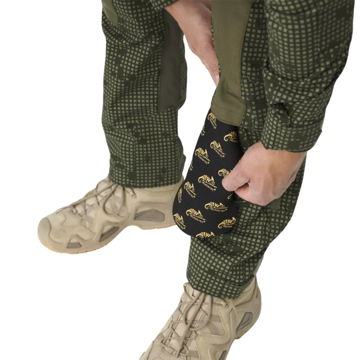 Helikon-Tex MCDU Pantalones tácticos Ripstop Ventilación Refuerzos en las rodillas Woodland