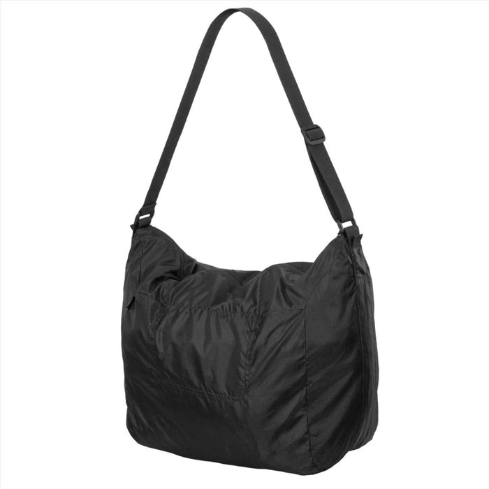 Bolso de hombro plegable Helikon-Tex de 29 litros, negro, hecho de poliéster duradero para viajes y almacenamiento de respaldo