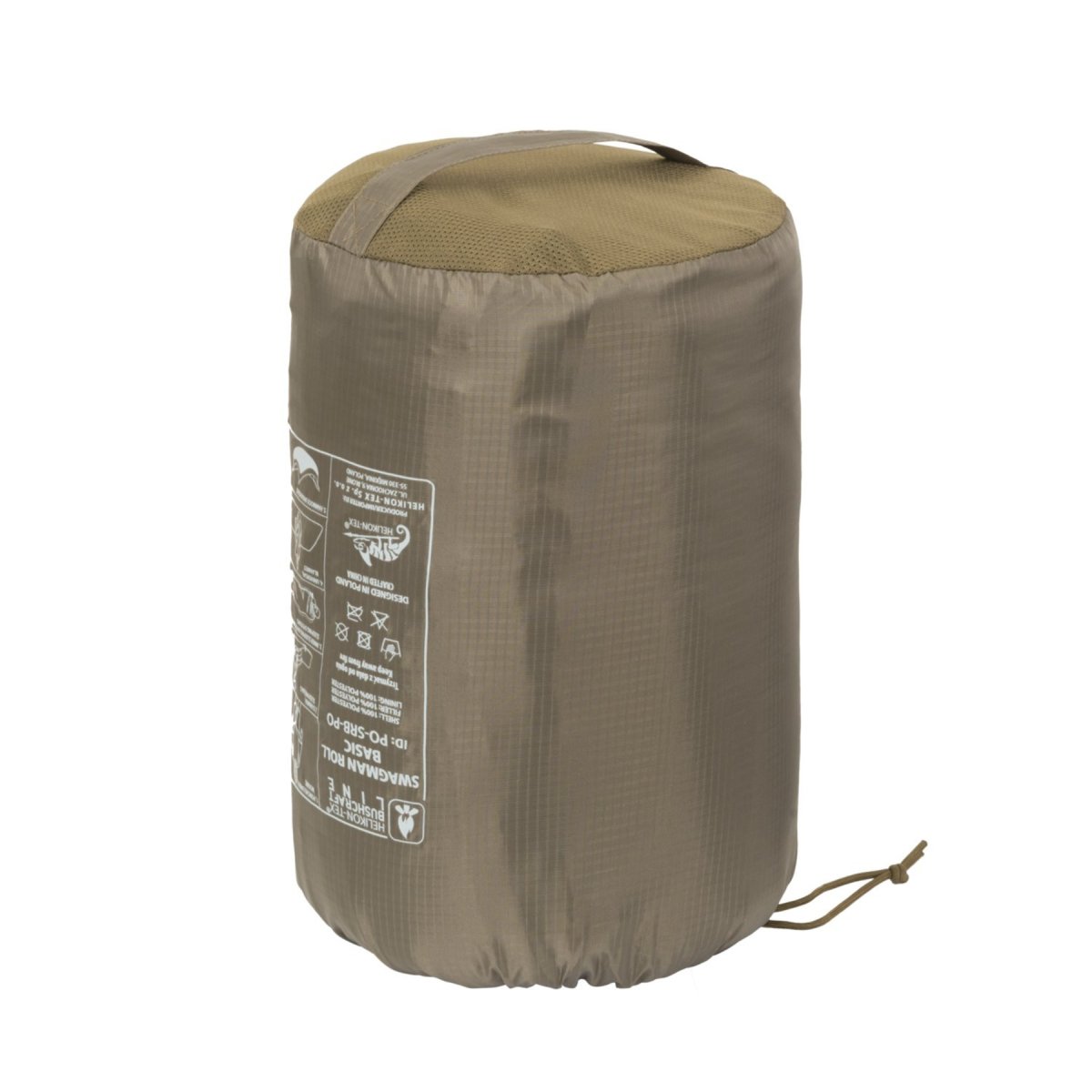 Helikon-Tex SWAGMAN ROLL Basic Poncho Grueso Acolchado de Invierno Manta Edredón Negro