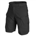 Helikon-Tex Pantalones cortos tácticos urbanos Bolsillos cargo PolyCotton Ripstop Negro