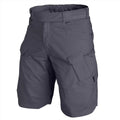 Pantalones cortos tácticos urbanos Helikon-Tex Bolsillos cargo PolyCotton Ripstop Gris