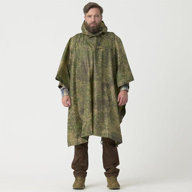 Helikon - Tex U.S. Army Model Poncho Waterproof Tactical PenCott Wildwood Camo - GoMilitar